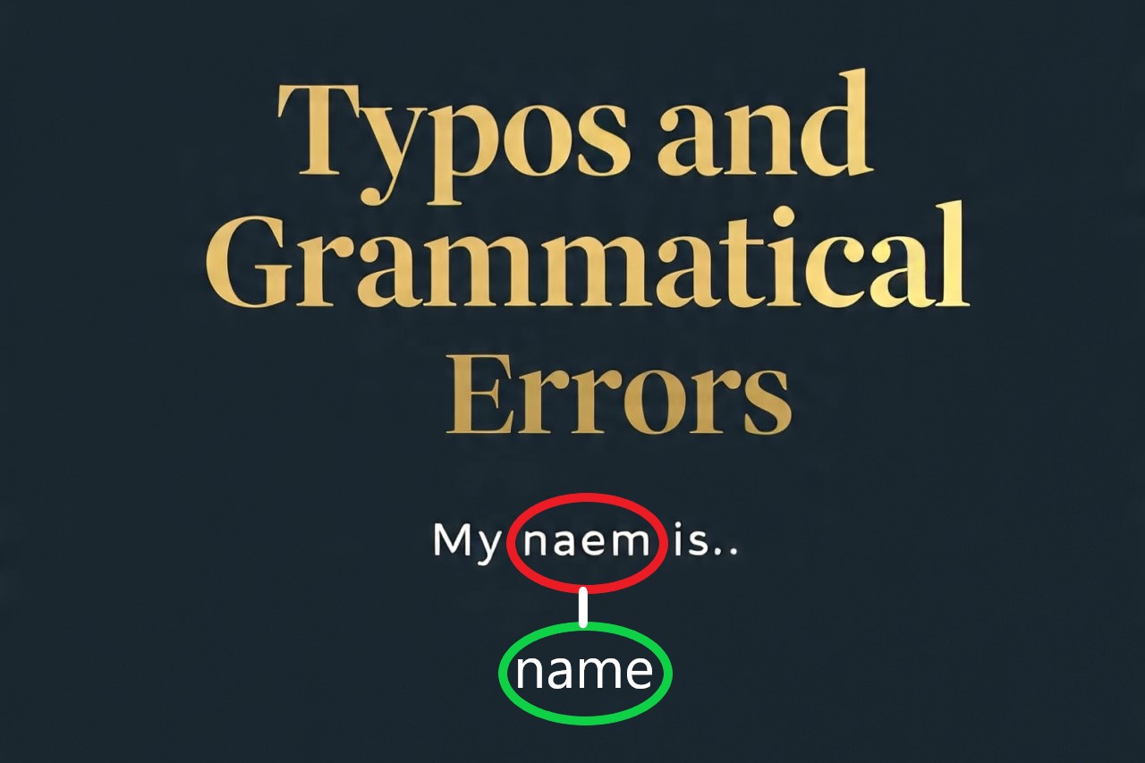 Typos and Grammatical Errors